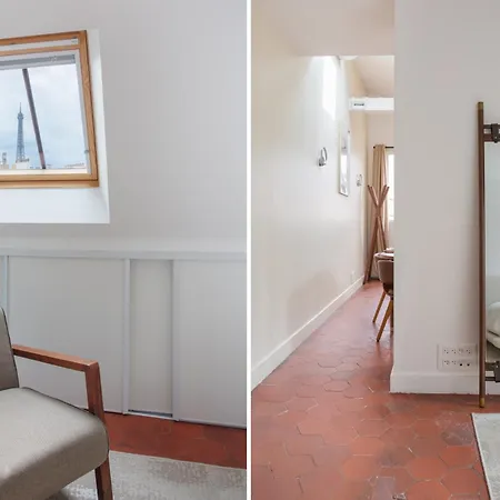 公寓 Climatise 1br Triangle D'or 巴黎