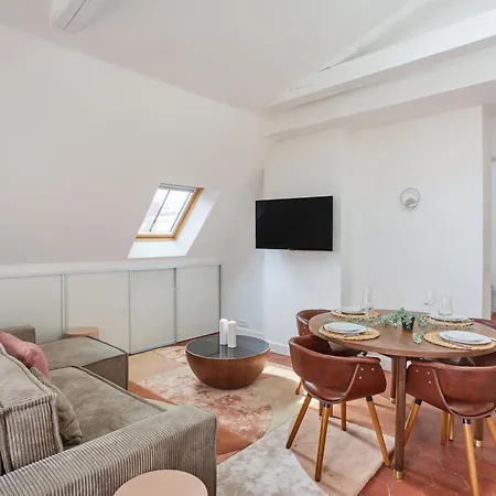 公寓 Climatise 1br Triangle D'or 巴黎