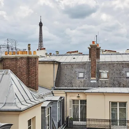Climatise 1br Triangle D'or Lägenhet Paris